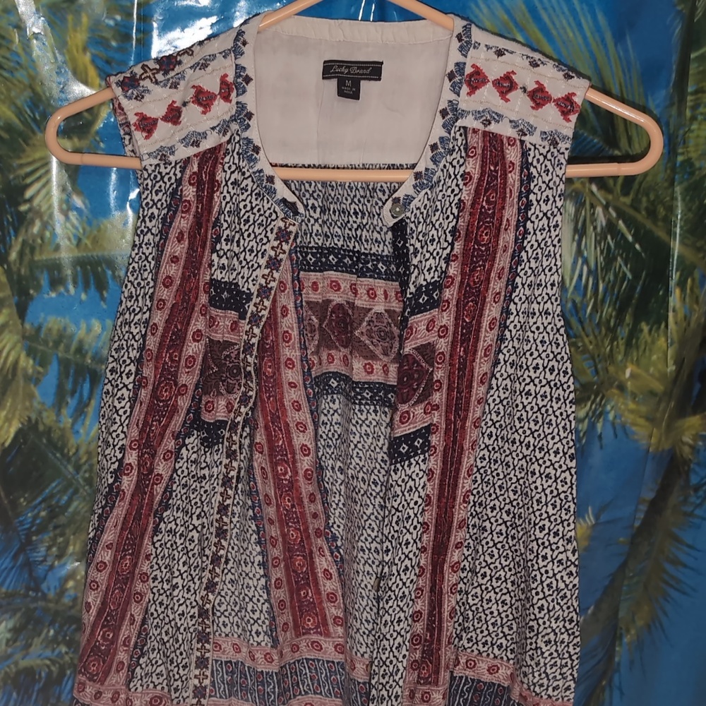 Lucky Brand button down Blouse
